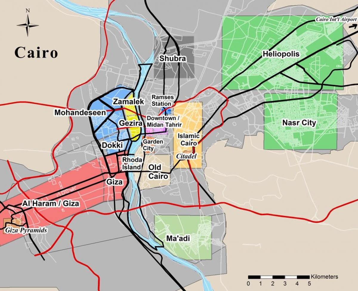 Карта Докки в Каире