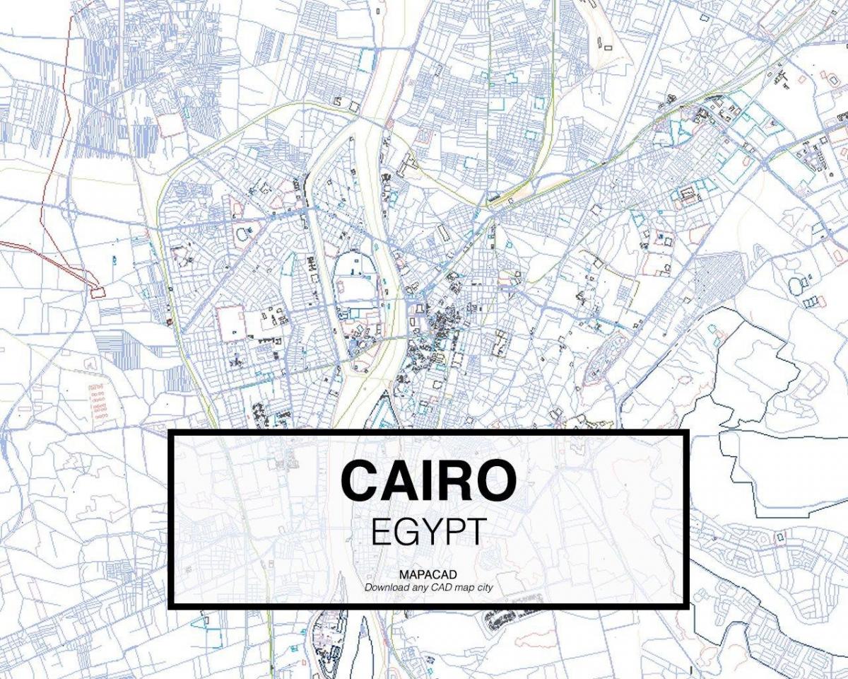 Карта Каира в DWG
