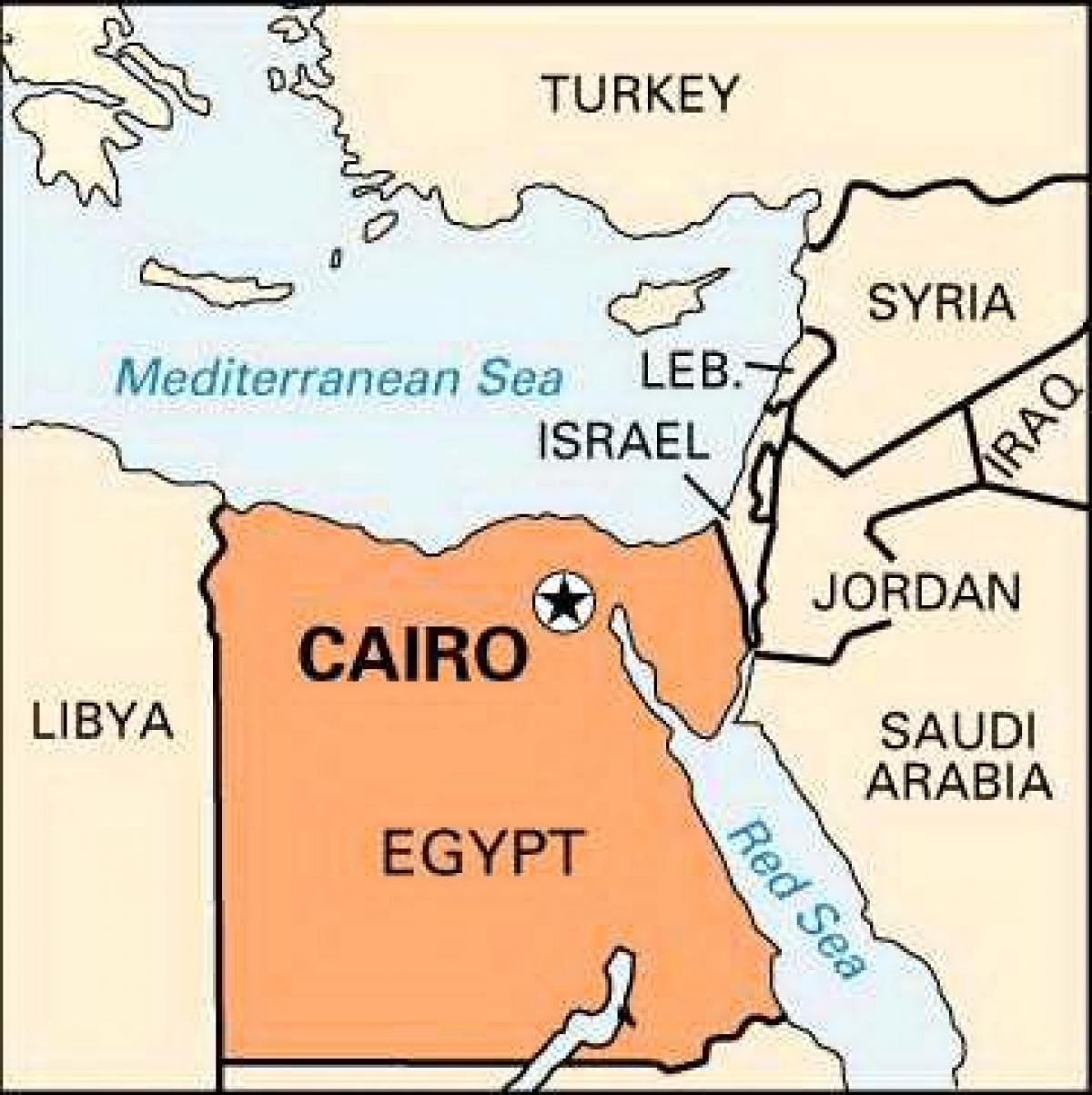 Карта Каира месте