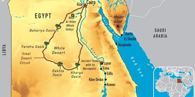 Каир на карте мира
