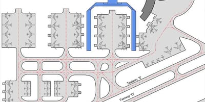 Терминал аэропорта Каира и в 3 карте