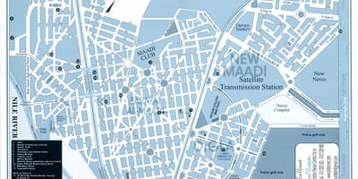 Карта Маади Каир