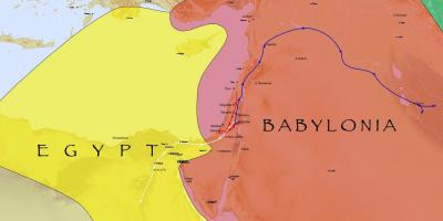 Карта Вавилон Египет