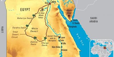 Каир на карте мира