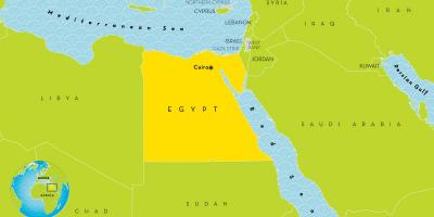Столица Египта на карте